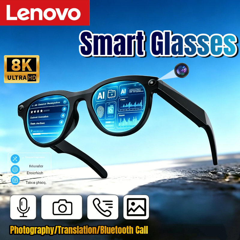 Smart Glasses Ar - Lenovo Smart AI Glasses 1200MP 8K