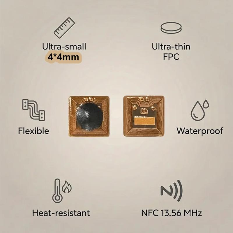 Nfc Tag Programmable - Programmable 4*4mm Micro FPC NFC RFID