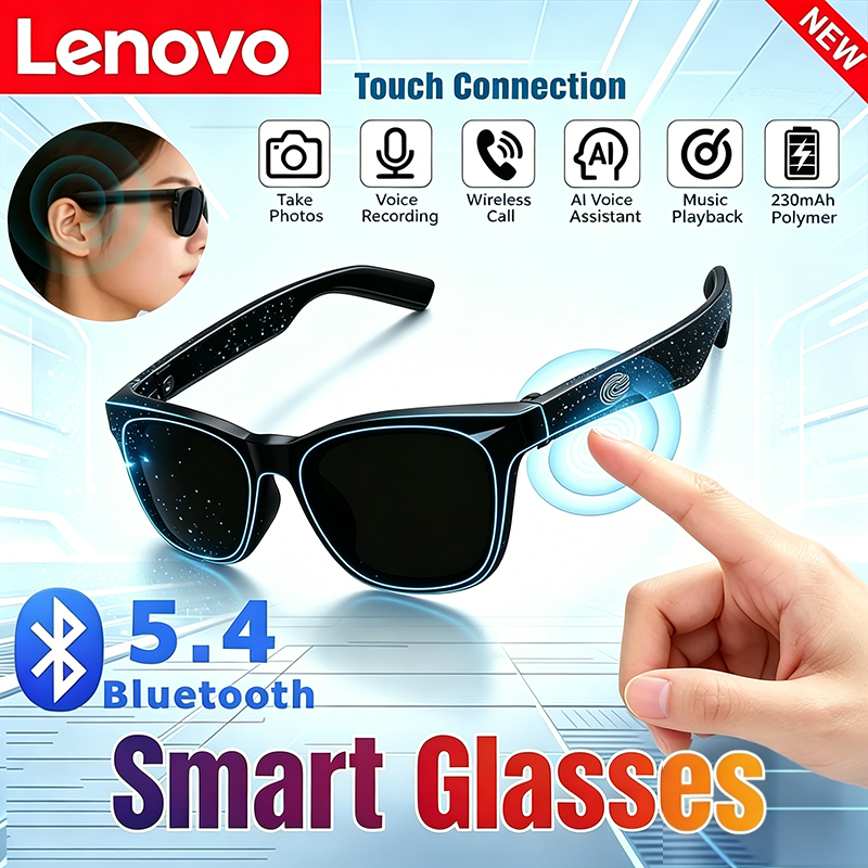 Smart Glasses Ar - Lenovo Remote Control Touch Smart AI