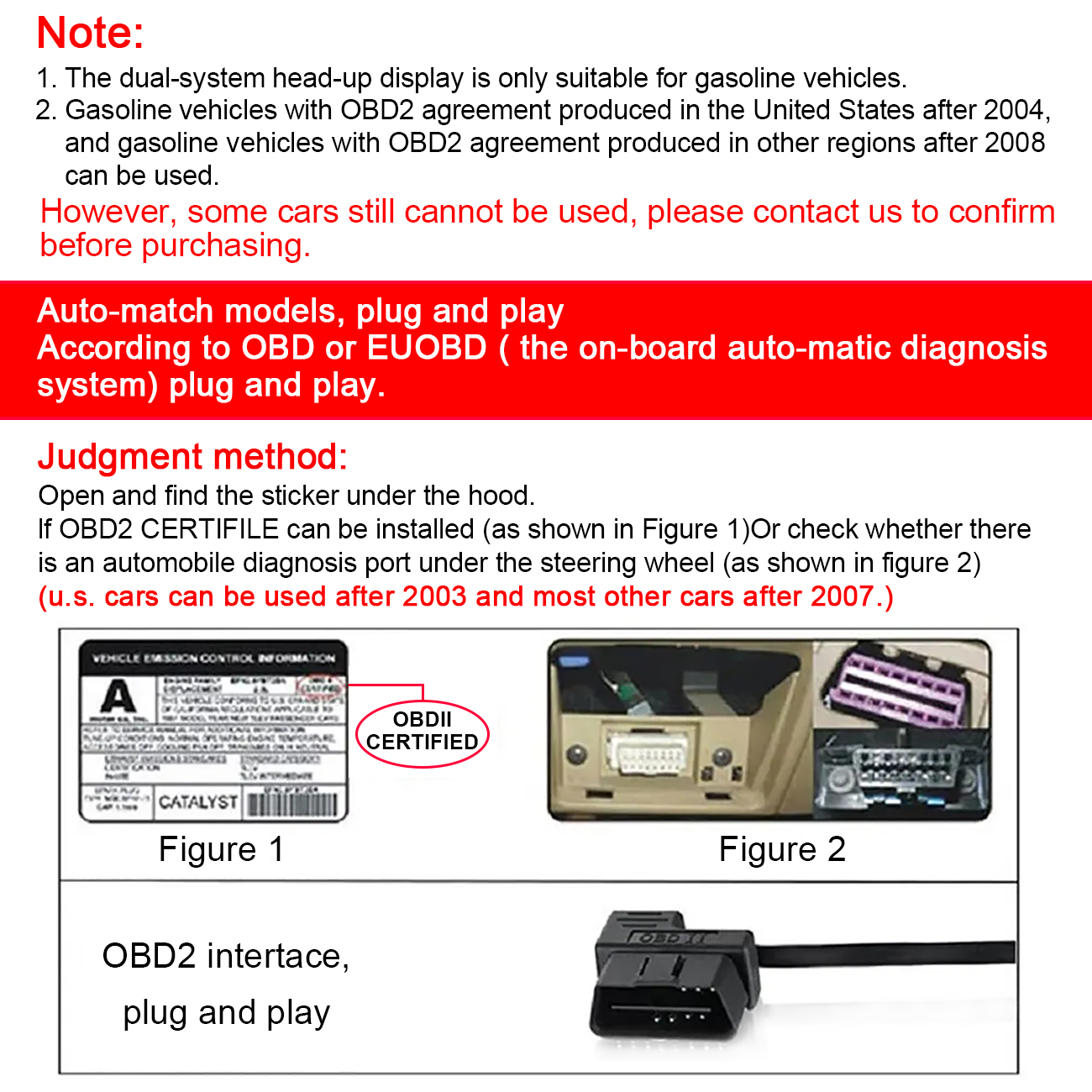 OBD2+GPS Multi-function HUD Ga - Electronics Gadgets And Accessories のレビューと価格