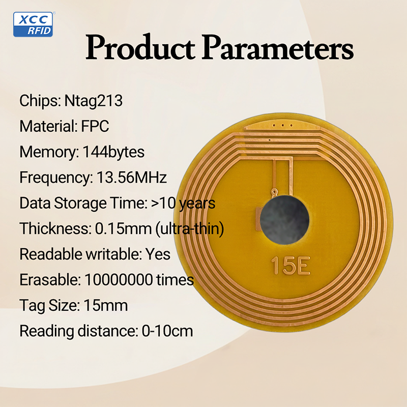 15mm NFC Chip Ntag213 Programm - Nfc Tag Programmable のレビューと価格
