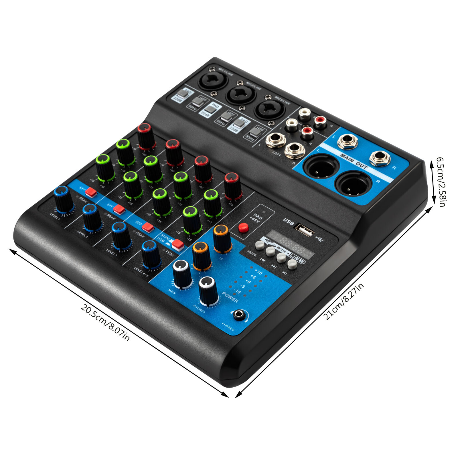 5-Channel Mixing Console Live  - Mini Electronics Gadgets のレビューと価格
