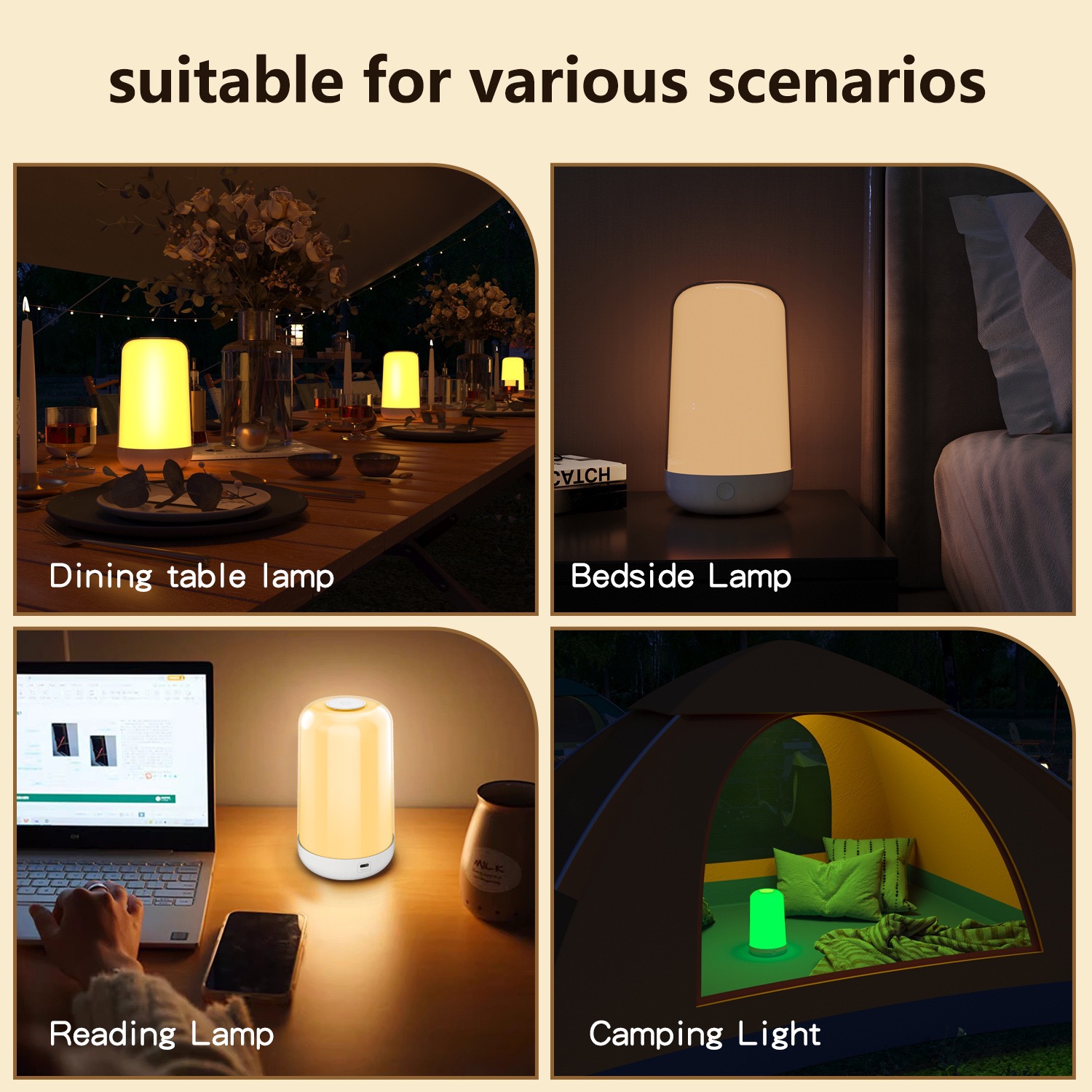 Smart Touch Table Lamp Works w - Rgb Desk Lamp Smart のレビューと価格