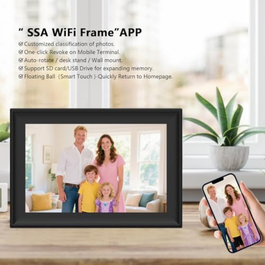 SSAWiFiFRAME Digital Picture F - Digital Photo Frame Wifi のレビューと価格