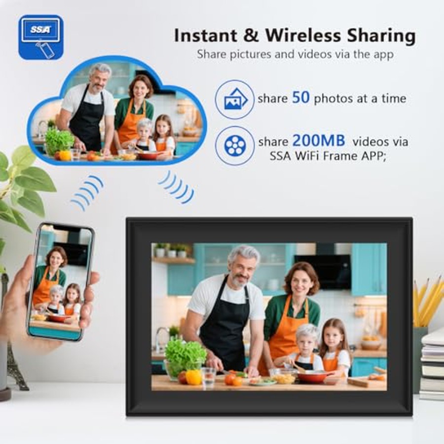 SSAWiFiFRAME Digital Picture F - Digital Photo Frame Wifi のレビューと価格