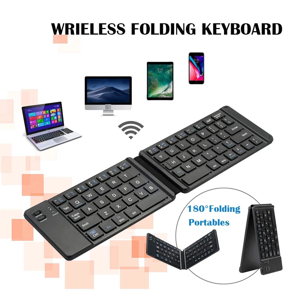 Folding Bluetooth Keyboard For - Wireless Keyboard Mini のレビューと価格