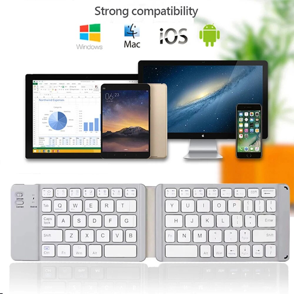 Folding Bluetooth Keyboard For - Wireless Keyboard Mini のレビューと価格