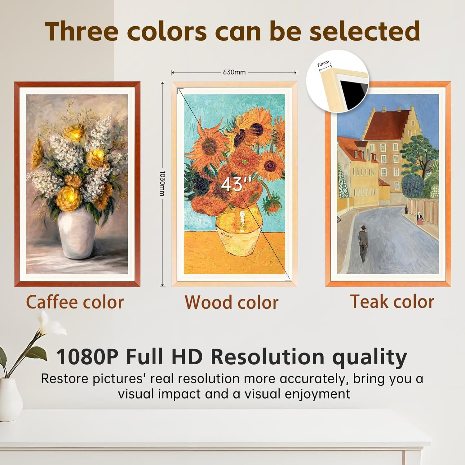 21.5 24 32 Inch Large Digital  - Digital Photo Frame Wifi のレビューと価格