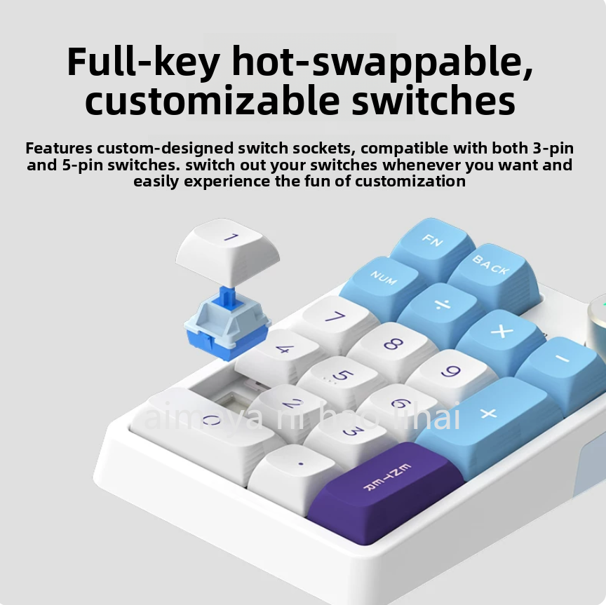 Kzzi K20 Mini Keypad Three Mod - Wireless Keyboard Mini のレビューと価格