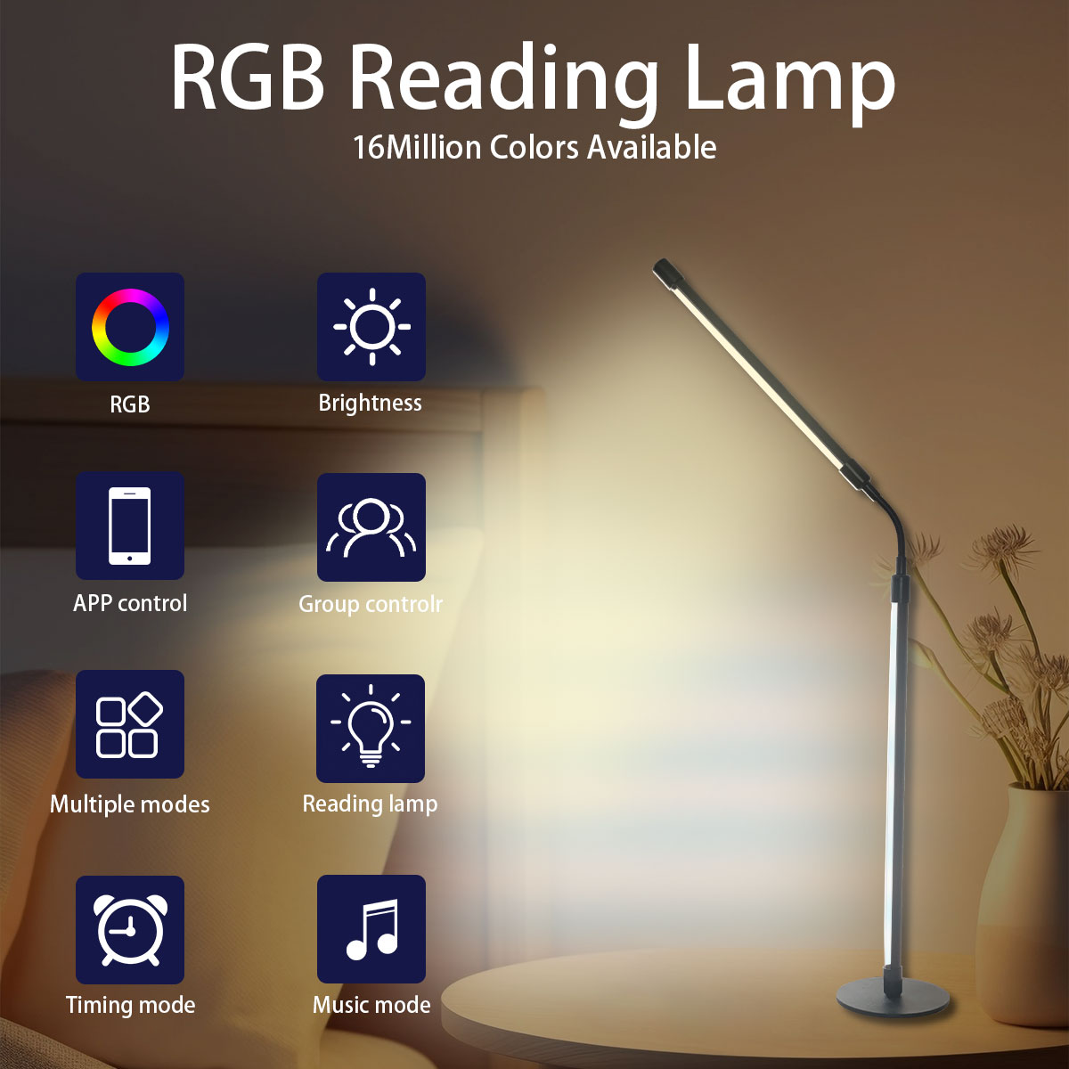 Smart Rgb Color-Changing Led D - Rgb Desk Lamp Smart のレビューと価格