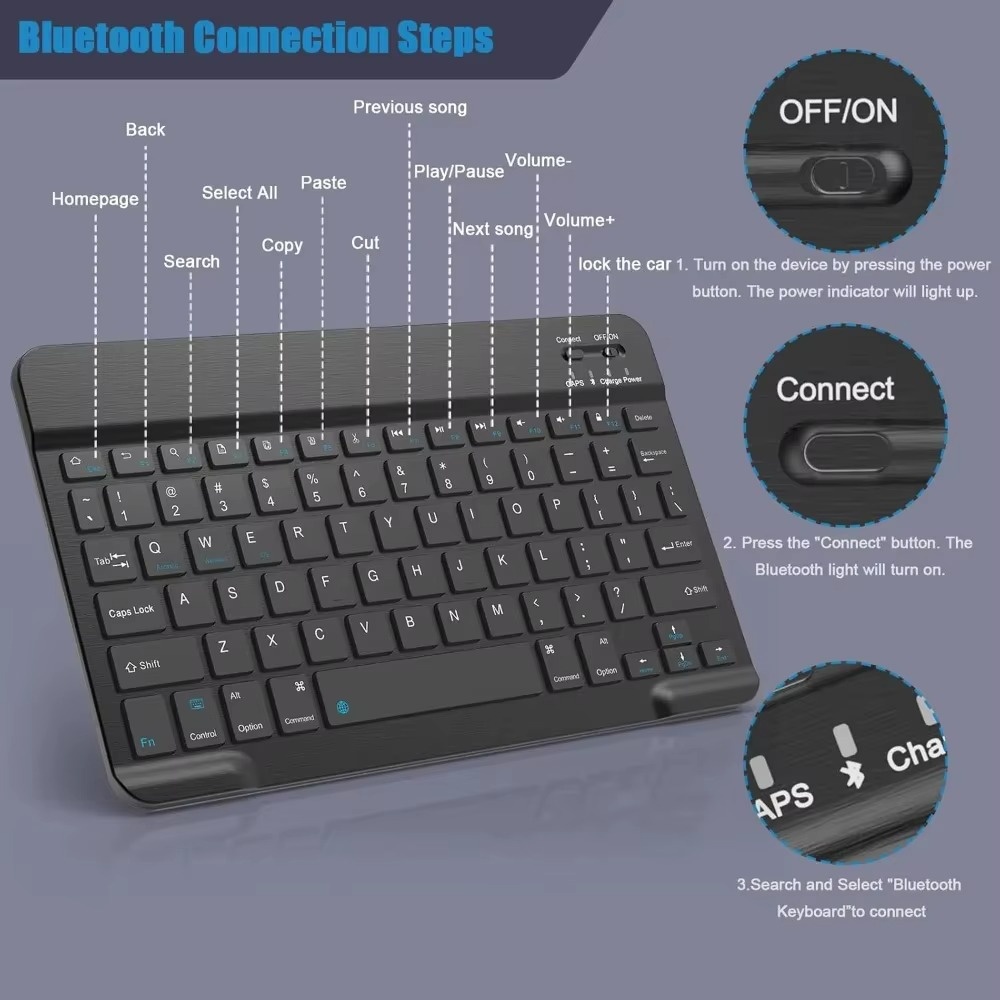 Bluetooth 5.0 Wireless Keyboar - Wireless Keyboard Mini のレビューと価格
