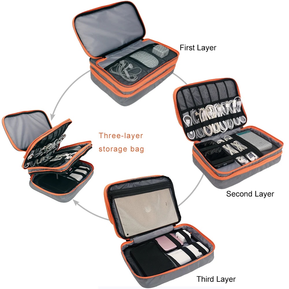 Double Layers Large Capacity T - Electronics Gadgets And Accessories のレビューと価格