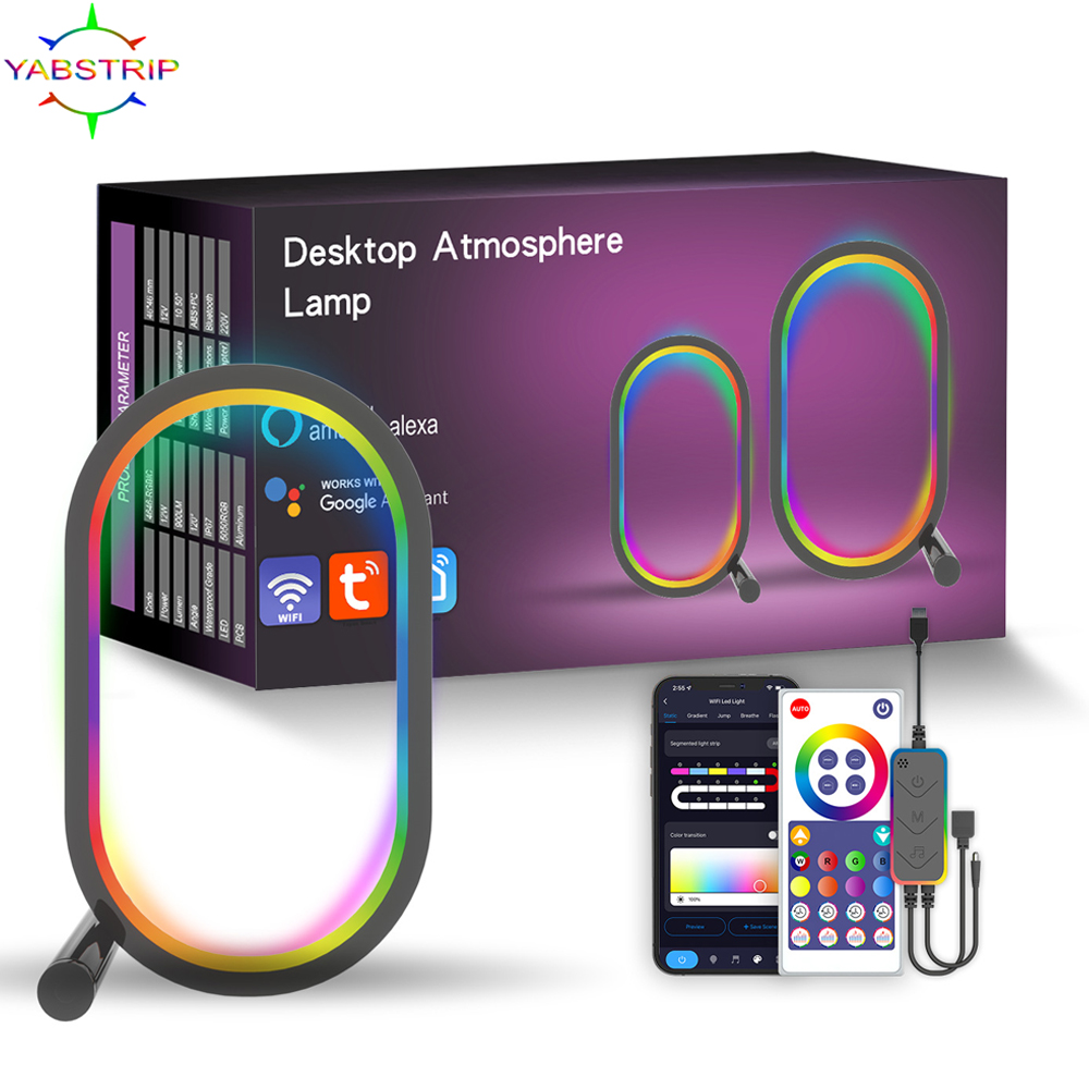 Smart WIFI APP Creative Desk L - Rgb Desk Lamp Smart のレビューと価格