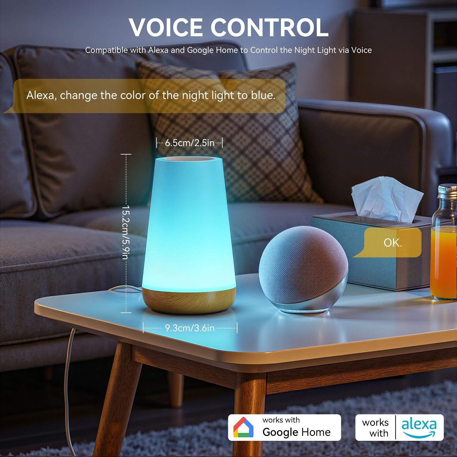 USB Rechargeable Tuya WiFi Sma - Rgb Desk Lamp Smart のレビューと価格