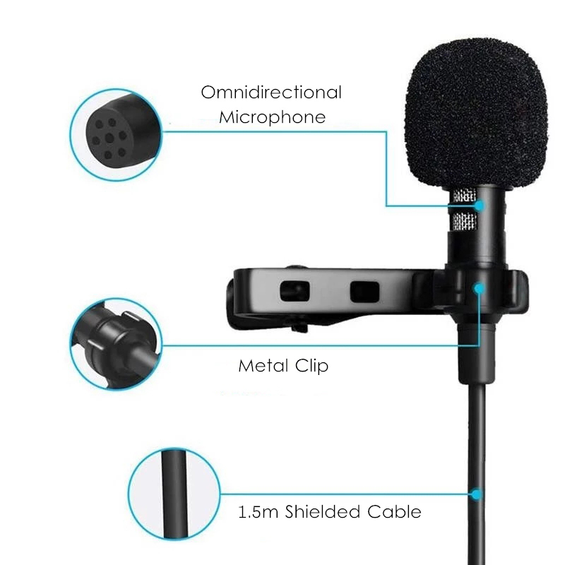 Portable 1.5m Lavalier Mini Mi - Mini Electronics Gadgets のレビューと価格
