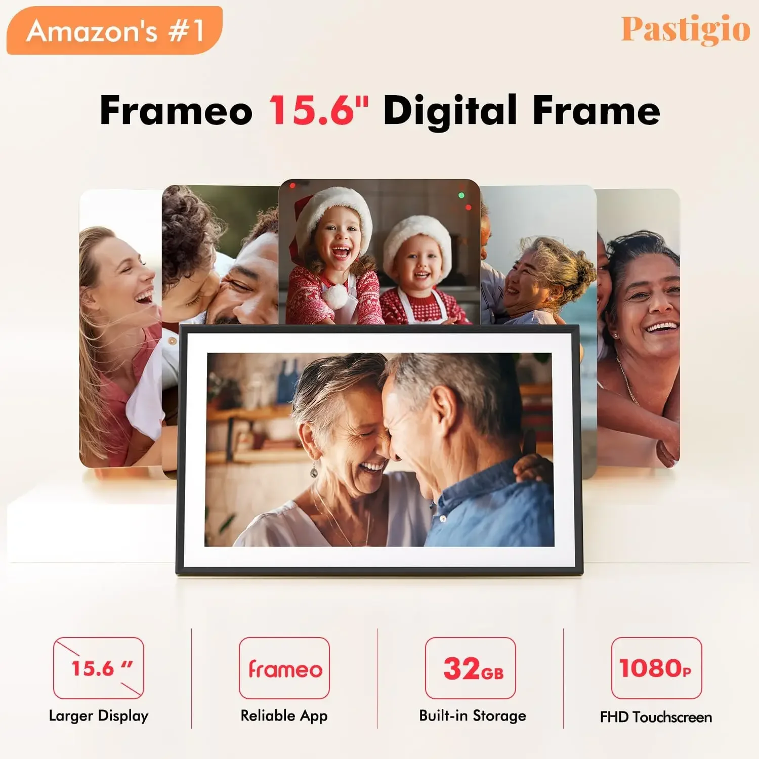 Digital Picture Frame, 15.6 In - Digital Photo Frame Wifi のレビューと価格
