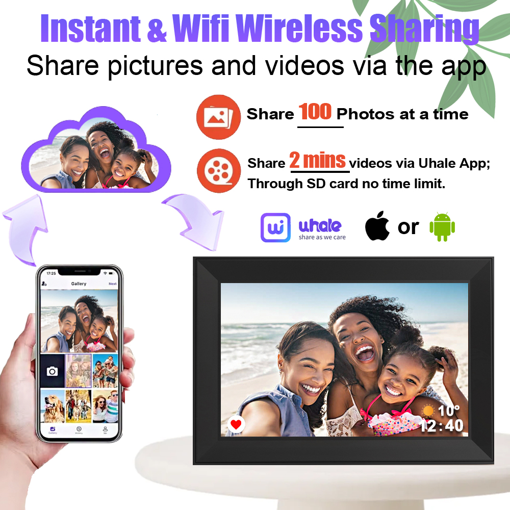 Digital Picture Frame10.1 Inch - Digital Photo Frame Wifi のレビューと価格