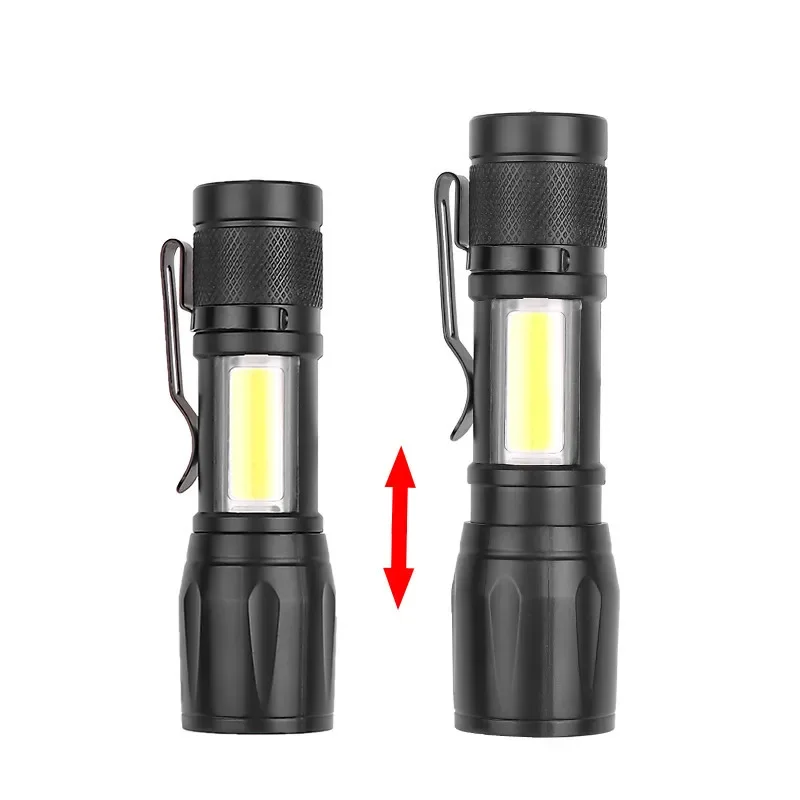 Mini LED Flashlight COB+XPE Po - Mini Electronics Gadgets のレビューと価格
