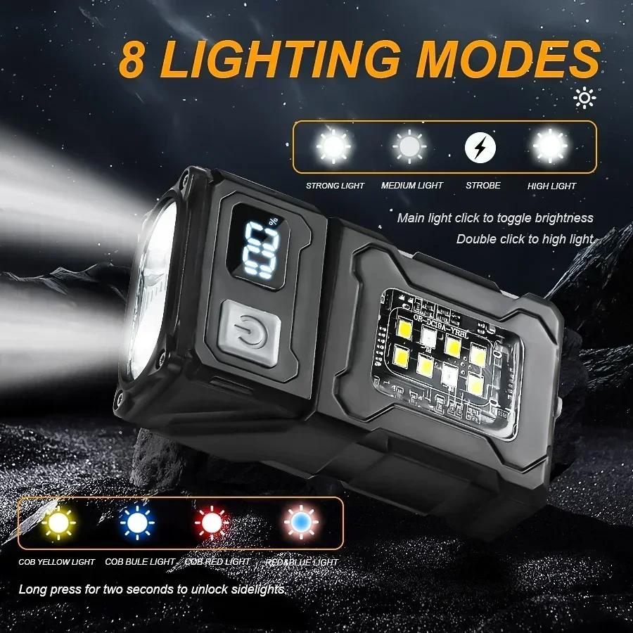 Mini USB Rechargeable LED Flas - Mini Electronics Gadgets のレビューと価格
