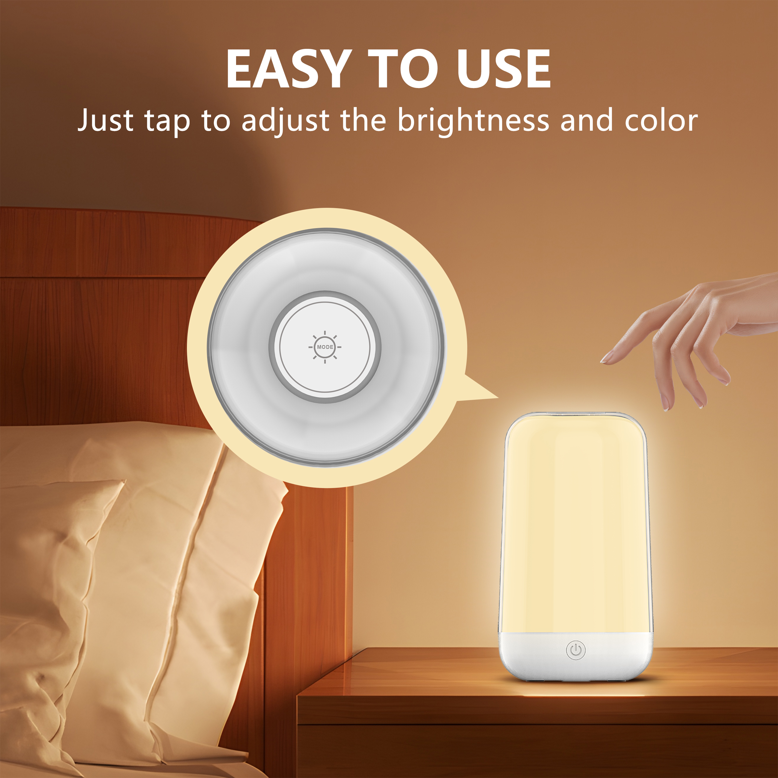 Smart Touch Bedside Table Lamp - Rgb Desk Lamp Smart のレビューと価格