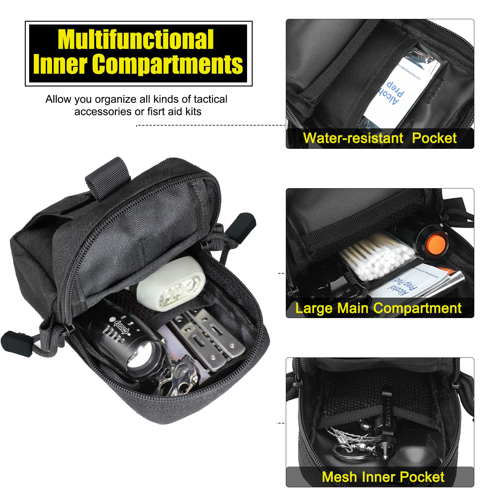 Tactical Molle Pouch Waist Bag - Electronics And Gadgets のレビューと価格