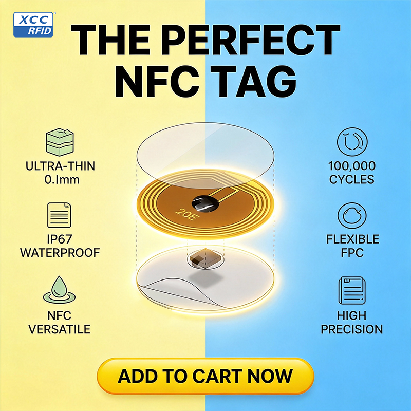 20mm FPC NFC Sticker NTAG213 C - Nfc Tag Programmable のレビューと価格