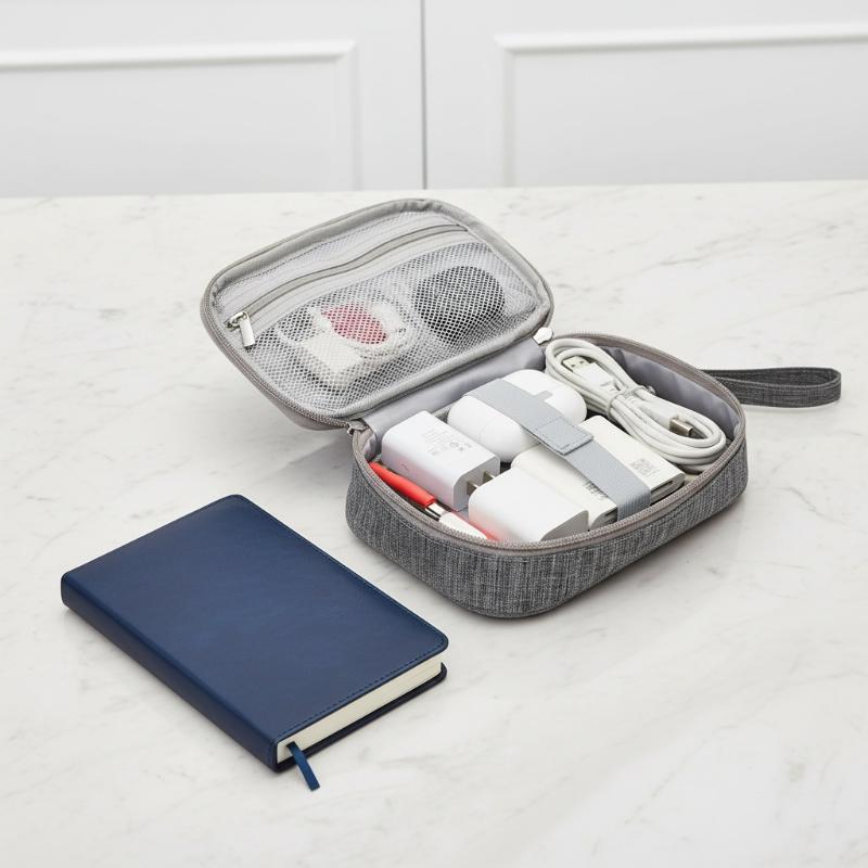Double Layer Cable Storage Bag - Electronics Gadgets And Accessories のレビューと価格