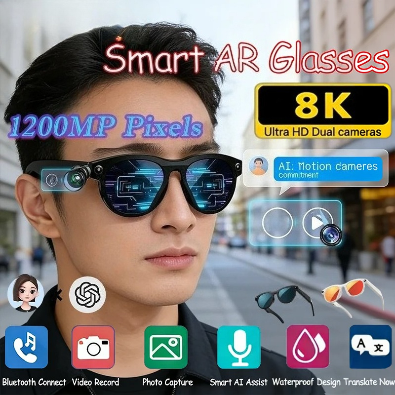 8KHD Smart AI Glasses Color Ch - Smart Glasses Ar のレビューと価格