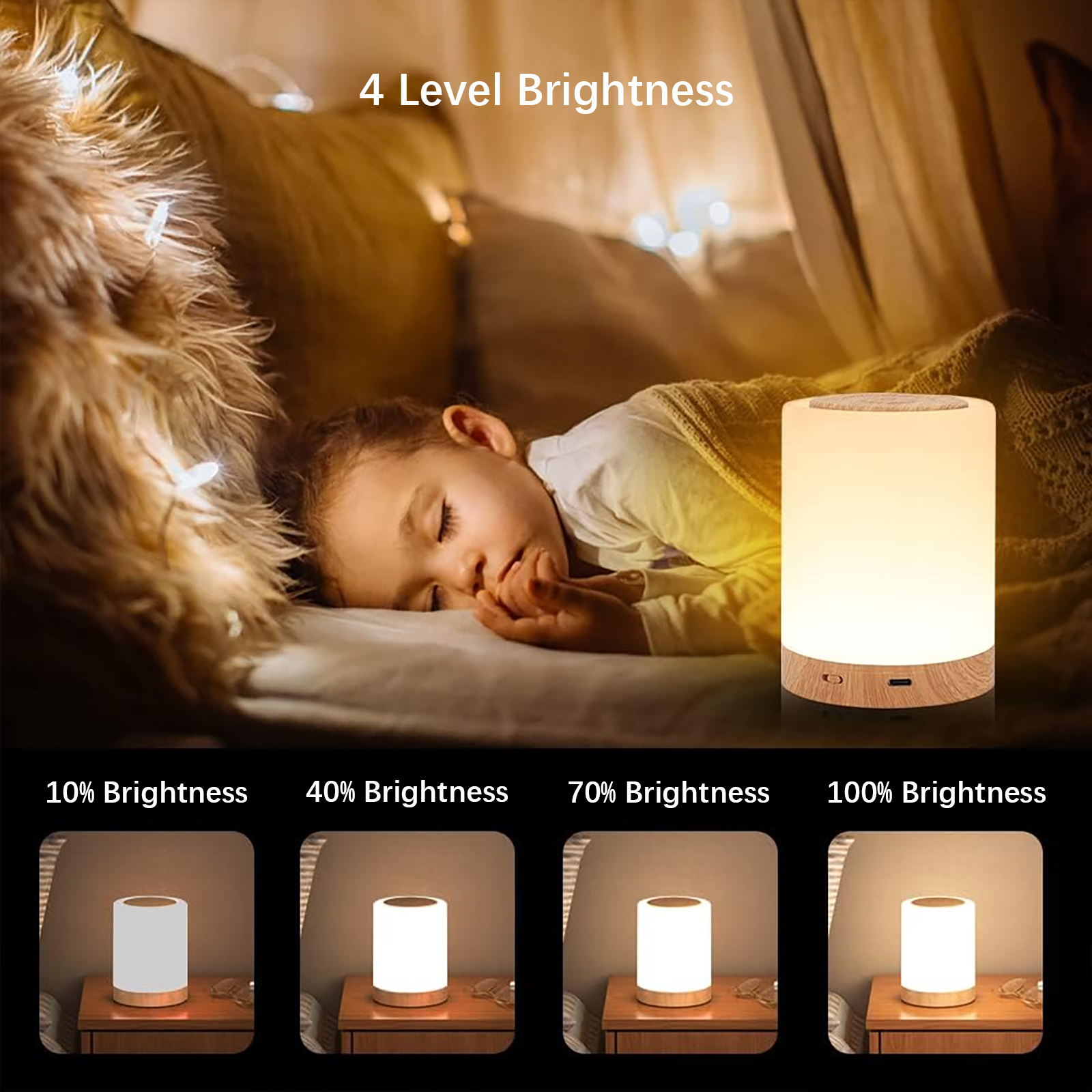 Smart LED Night Light, Portabl - Rgb Desk Lamp Smart のレビューと価格