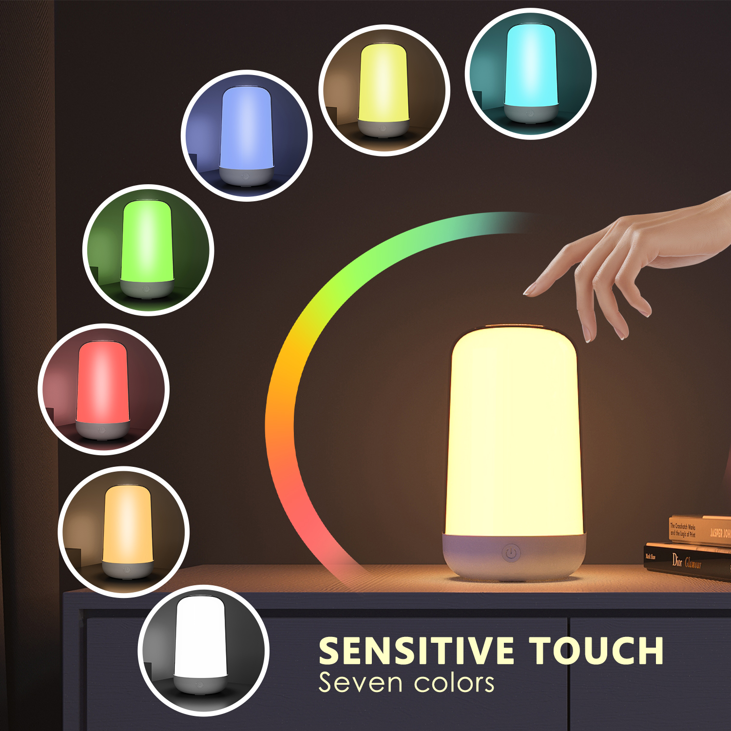 Smart Touch LED Night Light RG - Rgb Desk Lamp Smart のレビューと価格