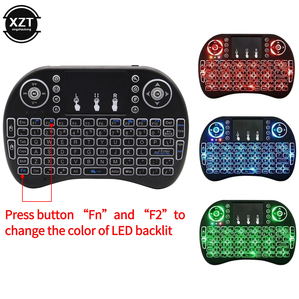 Backlit English Russian French - Wireless Keyboard Mini のレビューと価格