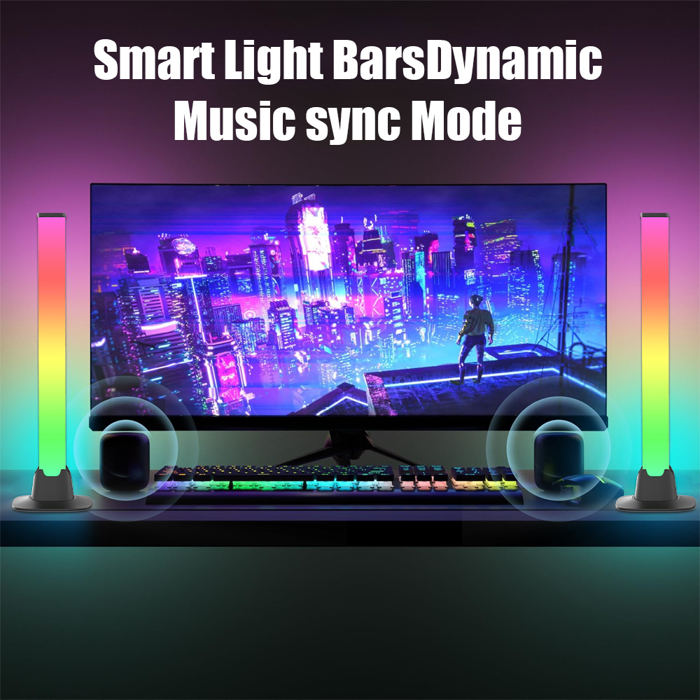 RGB LED Lights Bar Bluetooth S - Rgb Desk Lamp Smart のレビューと価格