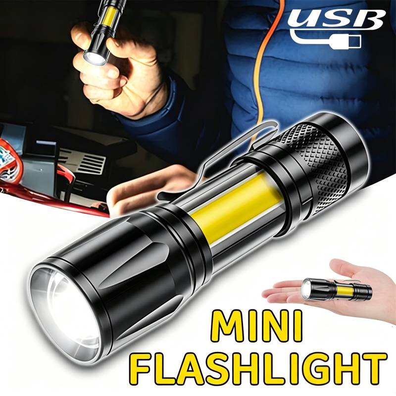 Mini LED Flashlight COB Floodl - Mini Electronics Gadgets のレビューと価格