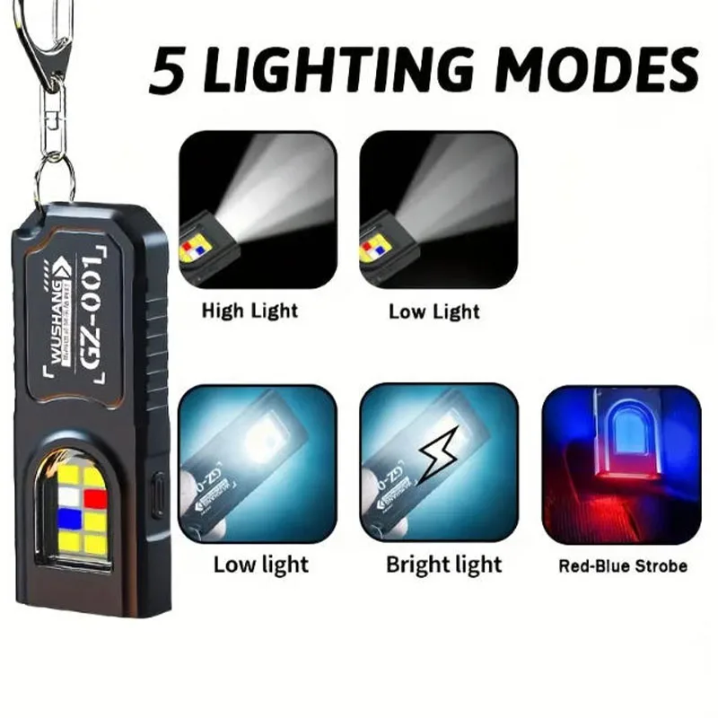 Powerful Mini COB LED Keychain - Mini Electronics Gadgets のレビューと価格