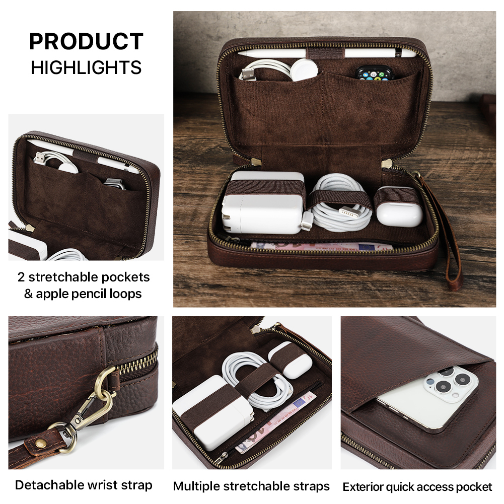 Genuine Leather Portable USB D - Electronics Gadgets And Accessories のレビューと価格