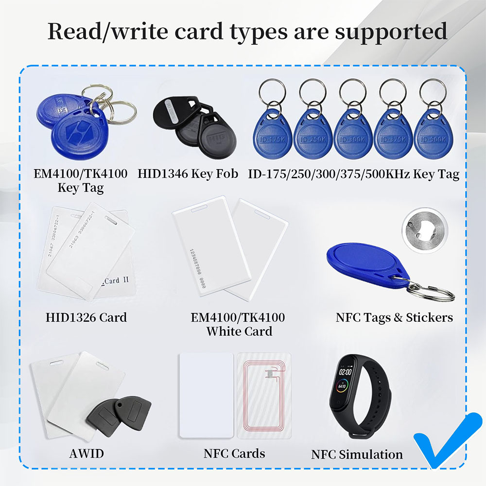 New X7 RFID Tag Card Reader NF - Nfc Tag Programmable のレビューと価格