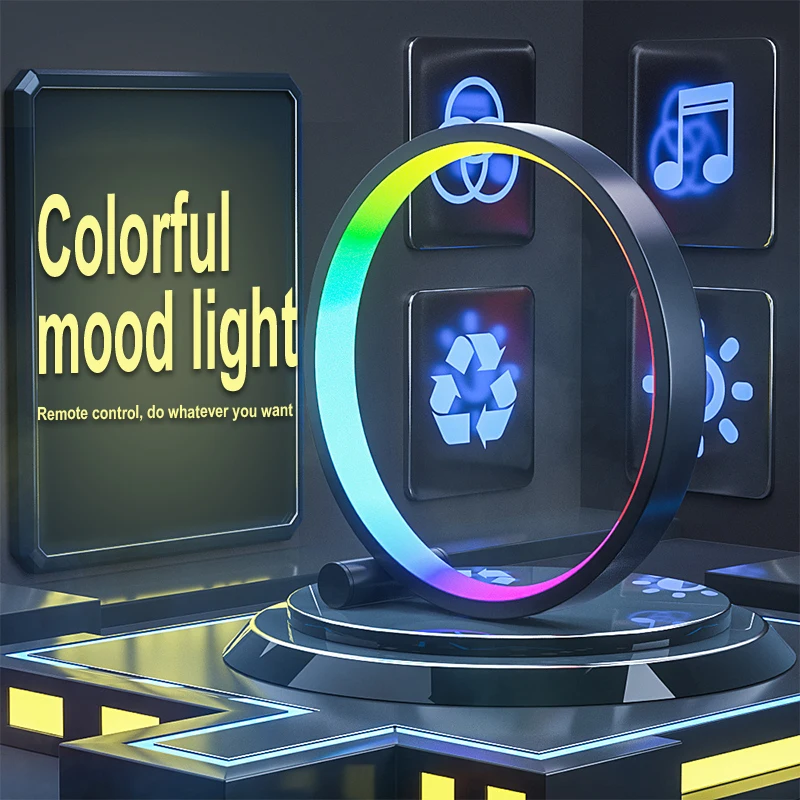 Smart WiFi RGB Music Rhythm Am - Rgb Desk Lamp Smart のレビューと価格