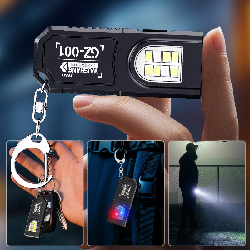 Portable Keychain LED COB Flas - Mini Electronics Gadgets のレビューと価格
