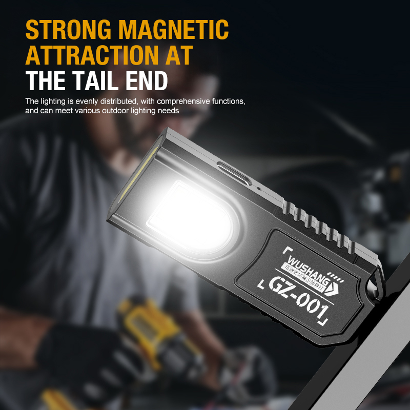 Portable Keychain LED COB Flas - Mini Electronics Gadgets のレビューと価格