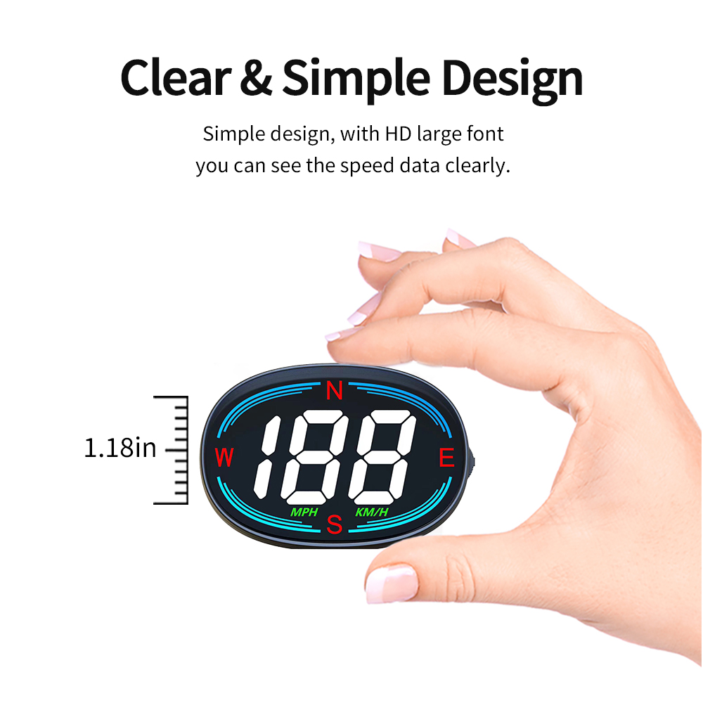 H2 GPS Car HUD digital KM/H MP - Electronics And Gadgets のレビューと価格