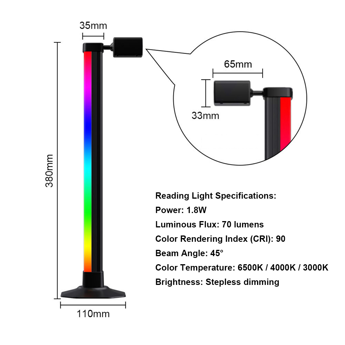Smart Light Bar LED RGB Music  - Rgb Desk Lamp Smart のレビューと価格