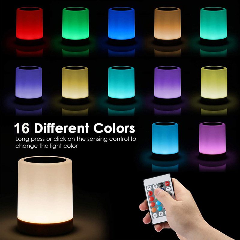 16 Colors Smart Touch Bedside  - Rgb Desk Lamp Smart のレビューと価格